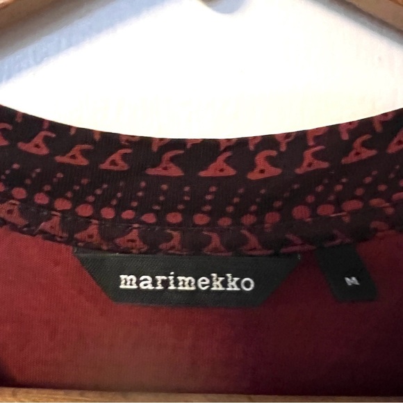 Marimekko Red and Black Patterned Tunic - Picture 4 of 12